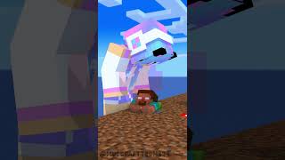 Frog Prince Rush With Herobrine #minecraftshorts #funnyshorts #fypシ