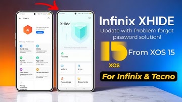 Infinix Xhide App Update from infinix xos 15 | xhide password forgot fix