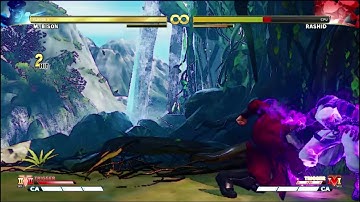 STREET FIGHTER 5 CHAMPION M. BISON ULTIMATE COMBO (HARDEST LEVEL) TRAINING MODE  CONTROLLER MODE
