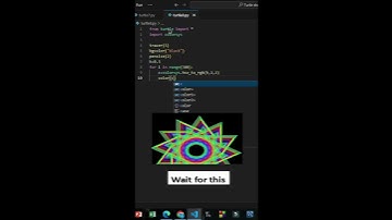 Beautiful graphics design using python turtle | Awesome python turtle graphics #pythonturtle #shorts