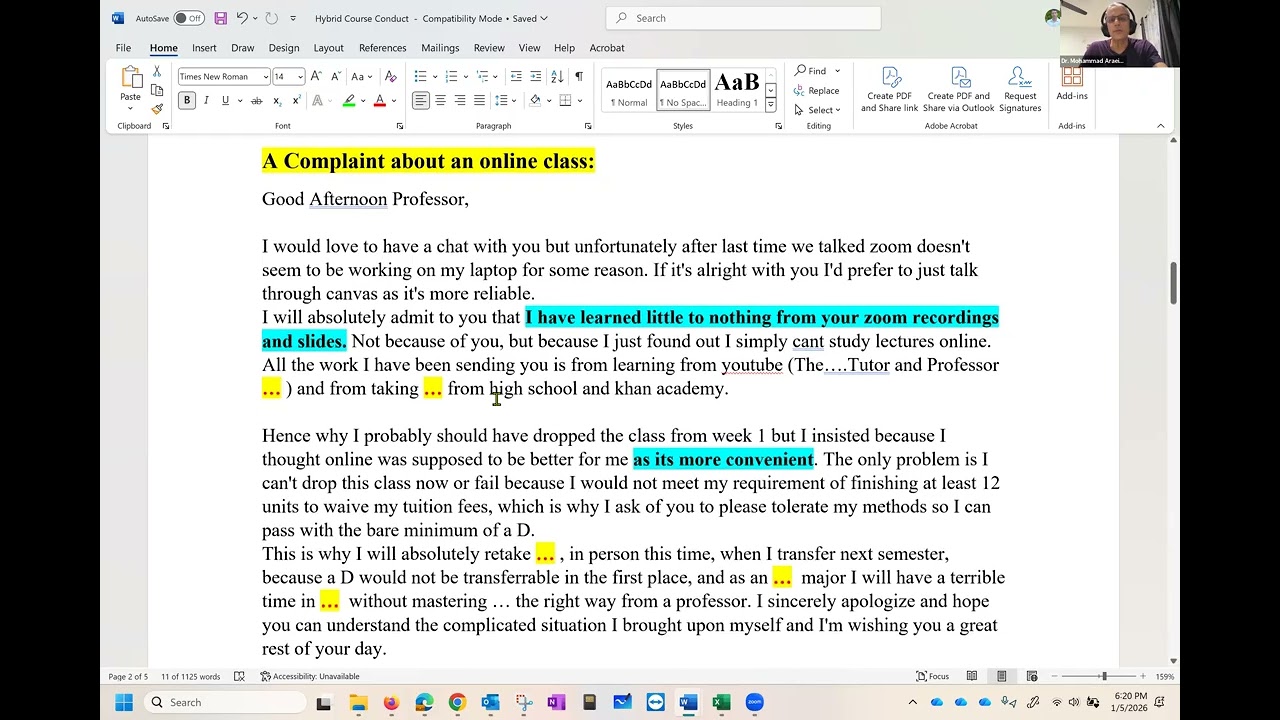 Course Conduct & Is Online for me?