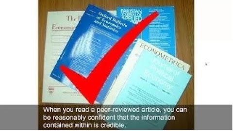 What is peer-review, and how do I find peer-reviewed articles?