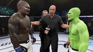 Mask vs. Max Carlyle (EA Sports UFC 2) - CPU vs. CPU - Crazy UFC 👊🤪