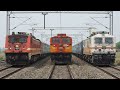 🔥 High Speed Corridor 130 Vs 110 Kmph Action SARAIGHAT + SAMPARK KRANTI + POORVA Express