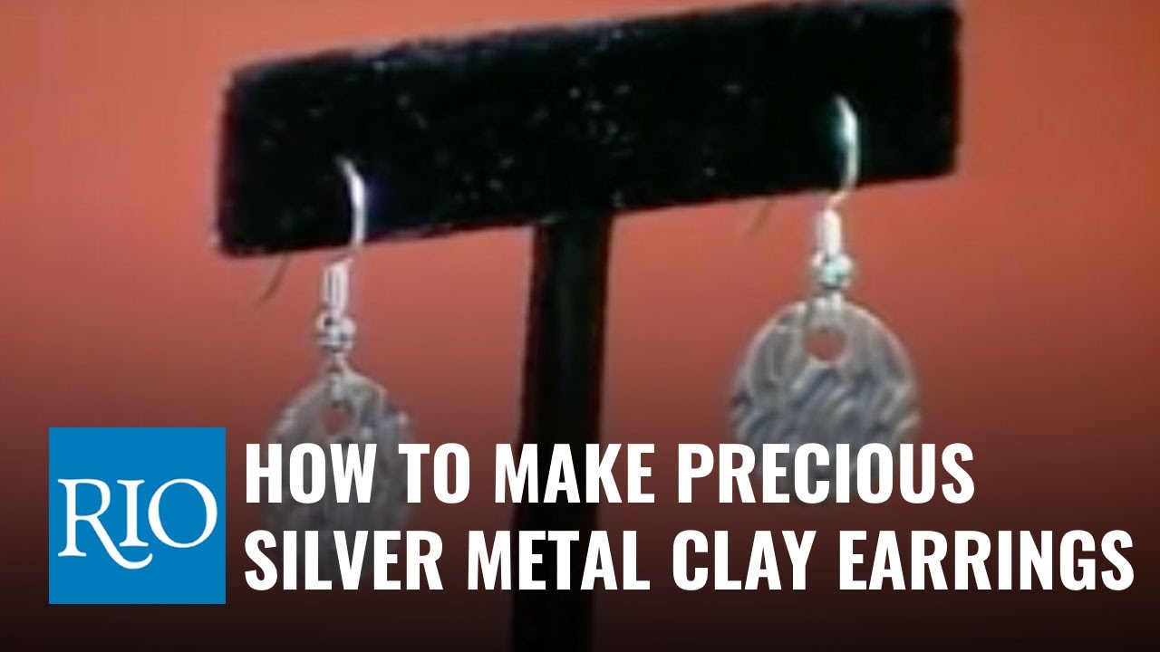 How to Make Precious Silver Metal Clay Earrings 