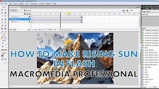 How to make rising sun in flash | Macromedia Professional 8