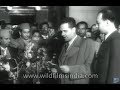 Indian actors visit Russia: Rare Footage of Raj Kapoor and the birth of Awara cult status in Russia