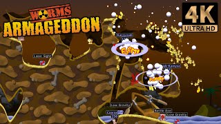 Worms Armageddon Online | Kaos 1v1 | PC 4K