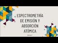 Espectrometría de emisión y absorción atómica (EEA / EAA) + SIMULADOR PhET Java