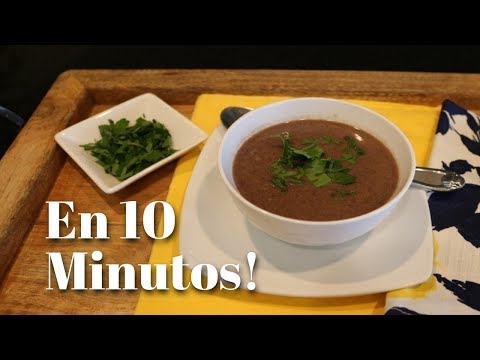Video: Cómo Hacer Sopa De Puré De Frijoles