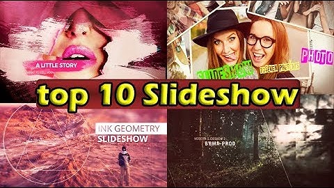 Top 10 Slide show Template Free After Effects  💣