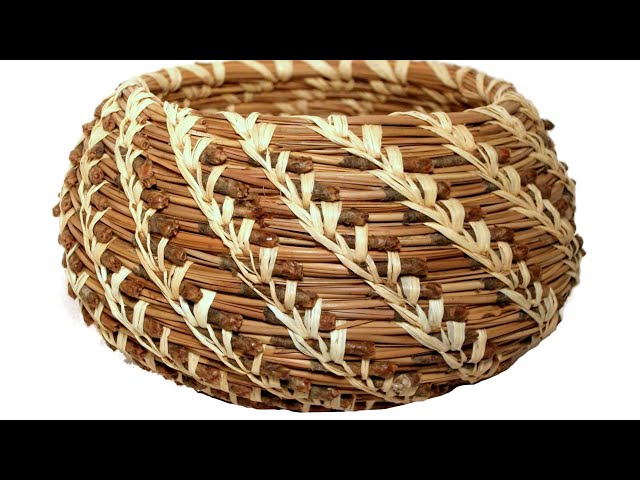 趣味・スポーツ・実用 How to Weave a Pine Needle Basket Coiled Basket Kit - Pine Needle - YouTube