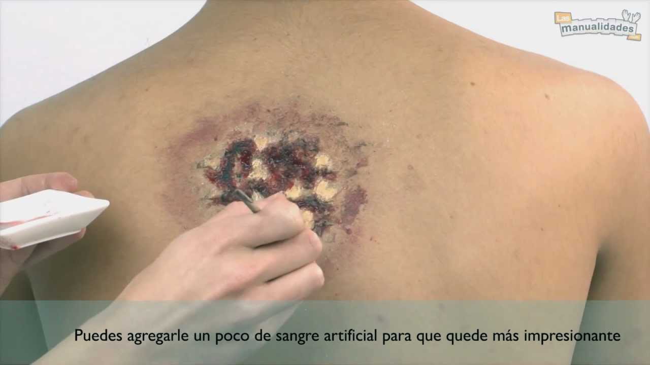 Cómo hacer una quemadura falsa manualidades raudales