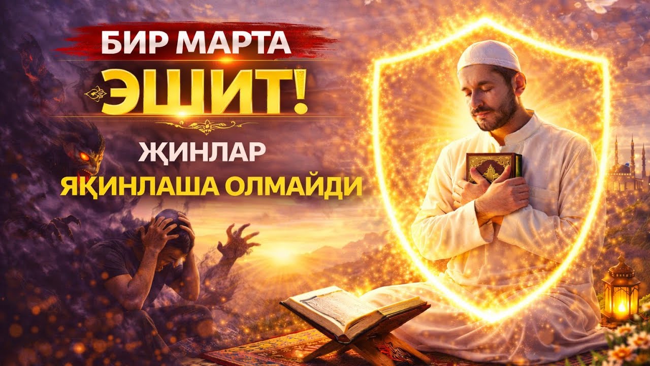 БИР МАРТА ЭШИТ! ЖИНЛАР ЯҚИНЛАША ОЛМАЙДИ