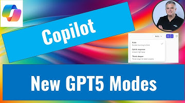 Copilot Chat : New GPT5 Modes - Quick response and Think deeper