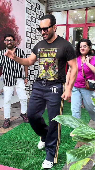 #SaifAliKhan snapped in the city keeping it casual yet stylish 📸