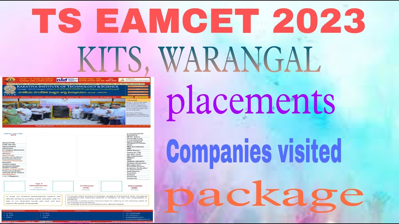 KITS WARANGAL Placements Package Highest Package Branchwise kits kits-warangal-placements-package-highest-package-branchwise-kits