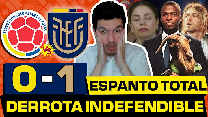 COLOMBIA 0 ECUADOR 1⚡ELIMINATORIAS MUNDIAL 2026🔥DESASTRE DE COLOMBIA y ÉPICO ECUADOR