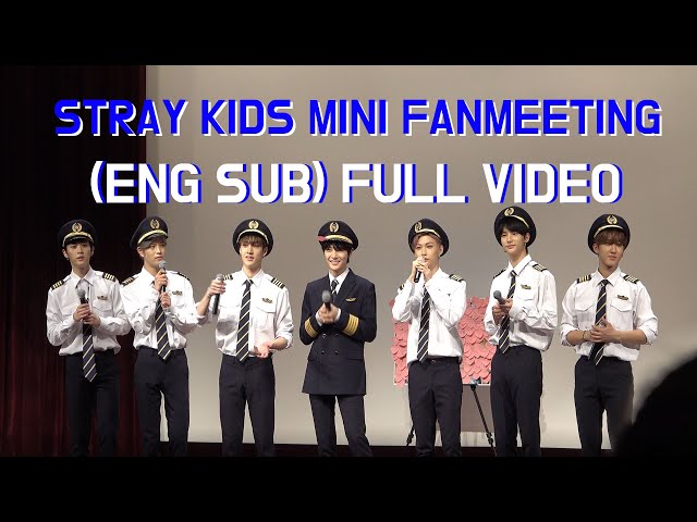 (Eng) STRAY KIDS Fanmeeting 스트레이 키즈 팬미팅 @쇼!음악중심 Show!MusicCore mini fanmeeting by 사나오효오효 class=