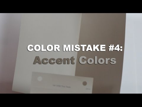 Color Mistake #4 - ACCENT COLORS