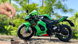 Unboxing of Kawasaki Ninja ZX-10R | Scale 1:12 Model | Collectible