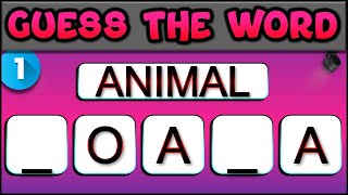 Can You Guess The Word #1 |  | Word Game | Facts & Fun with Tez screenshot 1