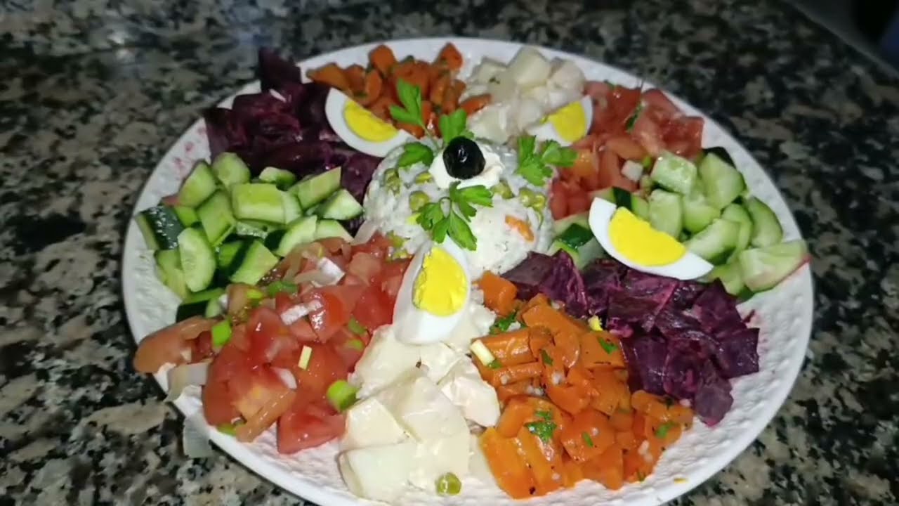 سلطة سهلة ورائعة للعراضات والضيوف (شلاضة الجردة)