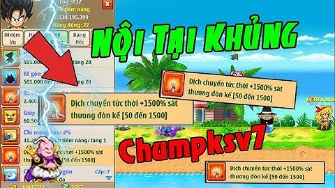 Ngọc Rồng Online - Mở Được Nội Tại Max Khủng Cho Siêu Phẩm Trái Đất !