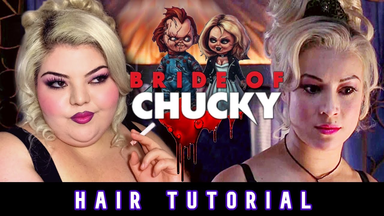 Playing Dress Up 💘 Tiffany Valentine "Bride of Chucky" Hair Tutorial