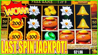 Unbelievable LAST SPIN JACKPOT! Happy & Prosperous High Limit Dragon Link Slot