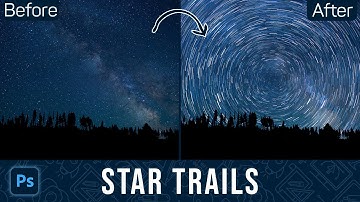 How To Create Star Trail in Photoshop -  Adobe Photoshop Tutorial | magnetacademy