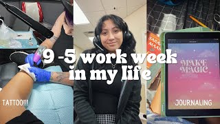 9-5 work week in my life: life update, getting a tattoo, & journaling 💫 by Alexis 135 views 10 months ago 16 minutes