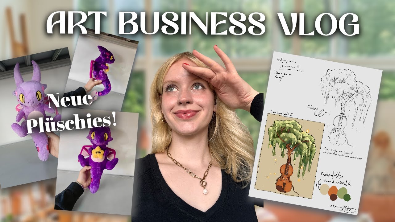 ein Tag in meinem Leben als Selbstständige Künstlerin 🎨
