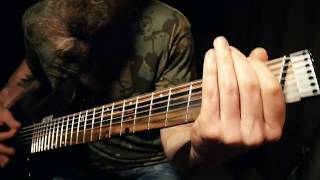 Meshuggah - Demiurge (hustle) one take.  Guitar cover.