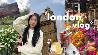 🌷london vlog: เที่ยวลอนดอนคนเดียว, รอบอังกฤษช่วง spring, แวะ big ben (traveling alone) 🇬🇧 | cremaa