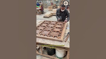Carpenters use mortises and tenons to create beautifully carved wood windows