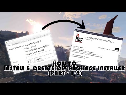 HOW TO INSTALL & CREATE OIV PACKAGE INSTALLER(PART - 1/2)l TUTORIAL l GTA V MODS