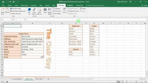 Module  7 Case 3 The Chair Guy with Macros  Steps 15 to 18