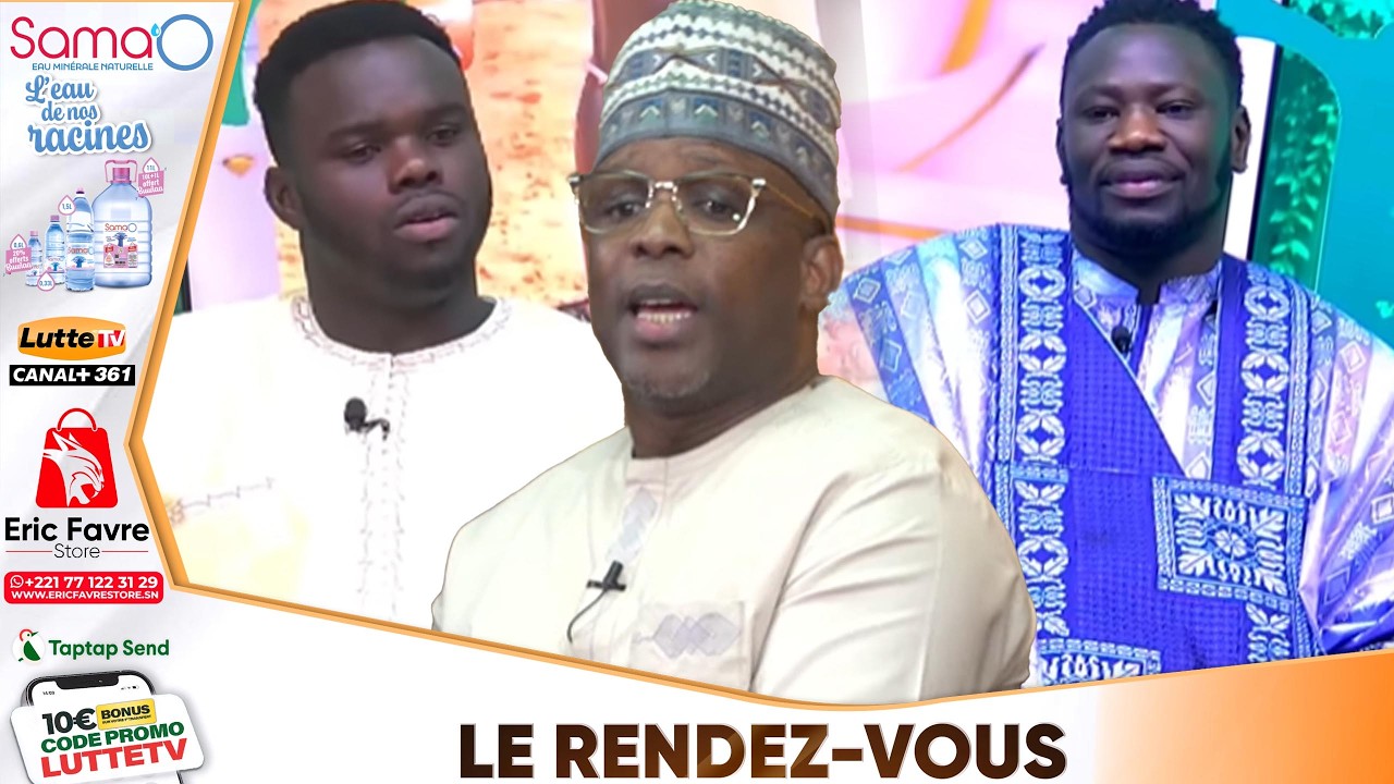 Makane Mbengue tape sur la table 