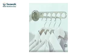 How to Install a Swing-Arm Wall Hanger & Clothes Organizer | Seawalk Hardware
