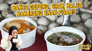 DARI TAMPILAN UDAH KELIHATAN ENAKNYA!! BAKSO GEPENG PA BEWOK!!