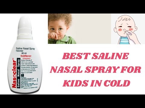 saline nasal spray nasoclear