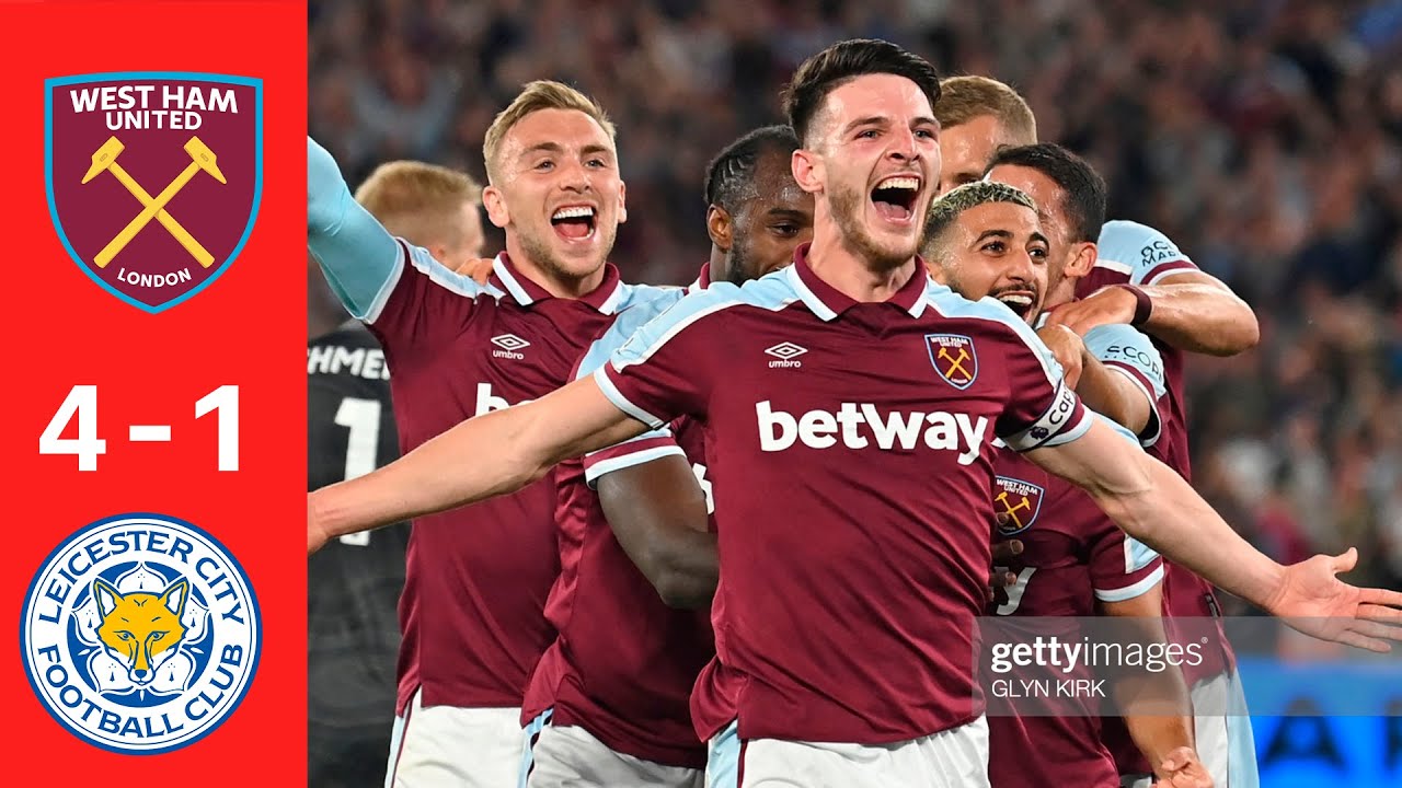 West Ham vs Leicester City 41 Highlights & Goals 23/08/2021 HD YouTube