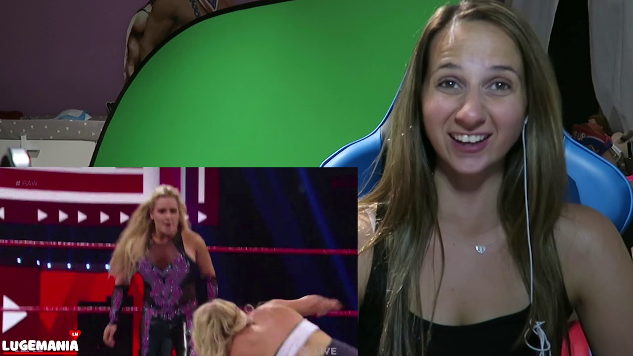 wwe raw 2019 new Nattie v Lacey with Baron Corbin interferring 7/1/19