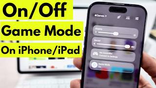 How to Turn ON/OFF Game mode on iPhone and iPad iOS 26 Updates screenshot 1