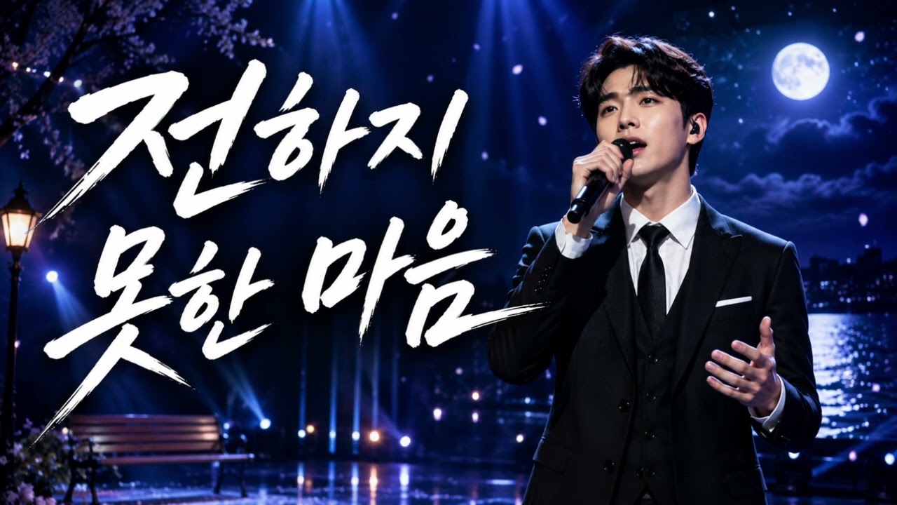 전하지 못한 마음/남성보컬/락 트로트 발라드 / 감성AI음악