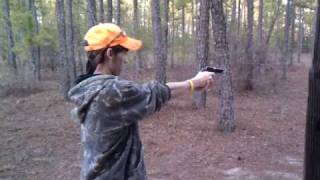 Shooting A Pistol