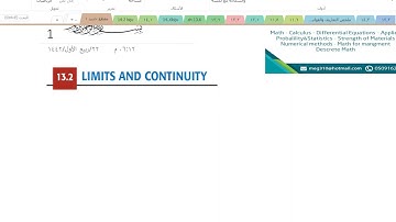 Calculus 3 Chapter 13.2 limits and continuity