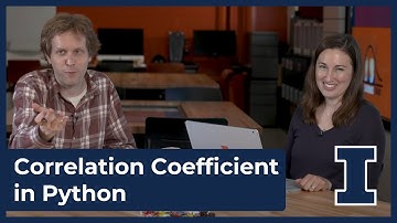 Correlation Coefficient in Python - Data Science DISCOVERY - University of Illinois (m6-02c)