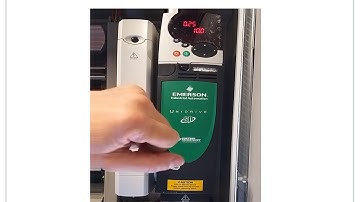 How to change parameters on Emerson Unidrive